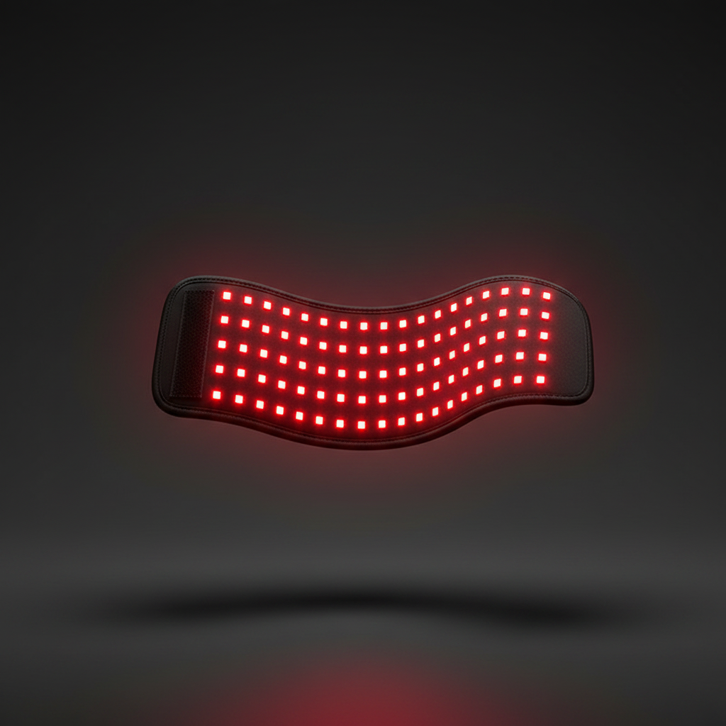 Cinturón BodyLuce de luz roja brillando